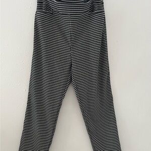 Chico's Black and White Houndstooth Kids Leggings